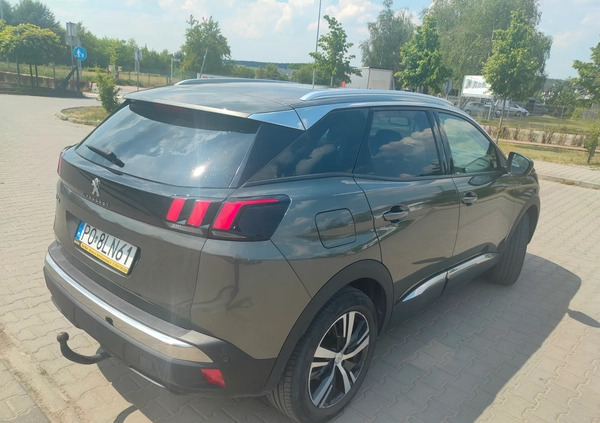 Peugeot 3008 cena 70000 przebieg: 85000, rok produkcji 2019 z Mosina małe 56